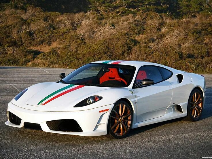 Покажи фото спортивных машин Ferrari F430 Challenge Stradale Tri-Color Stripe Decal Kit Ferrari f430, Ferrari