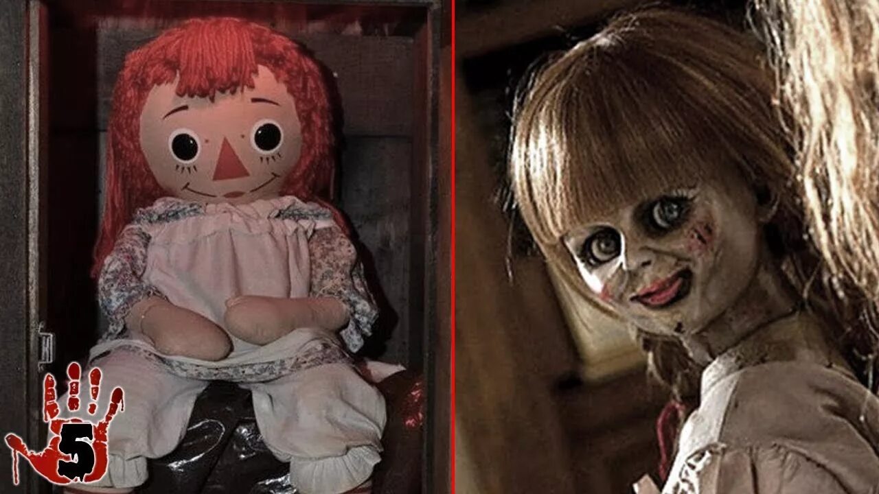 Покажи фото страшных кукол Top 5 Annabelle Doll Caught Moving - Scariest Moments - YouTube