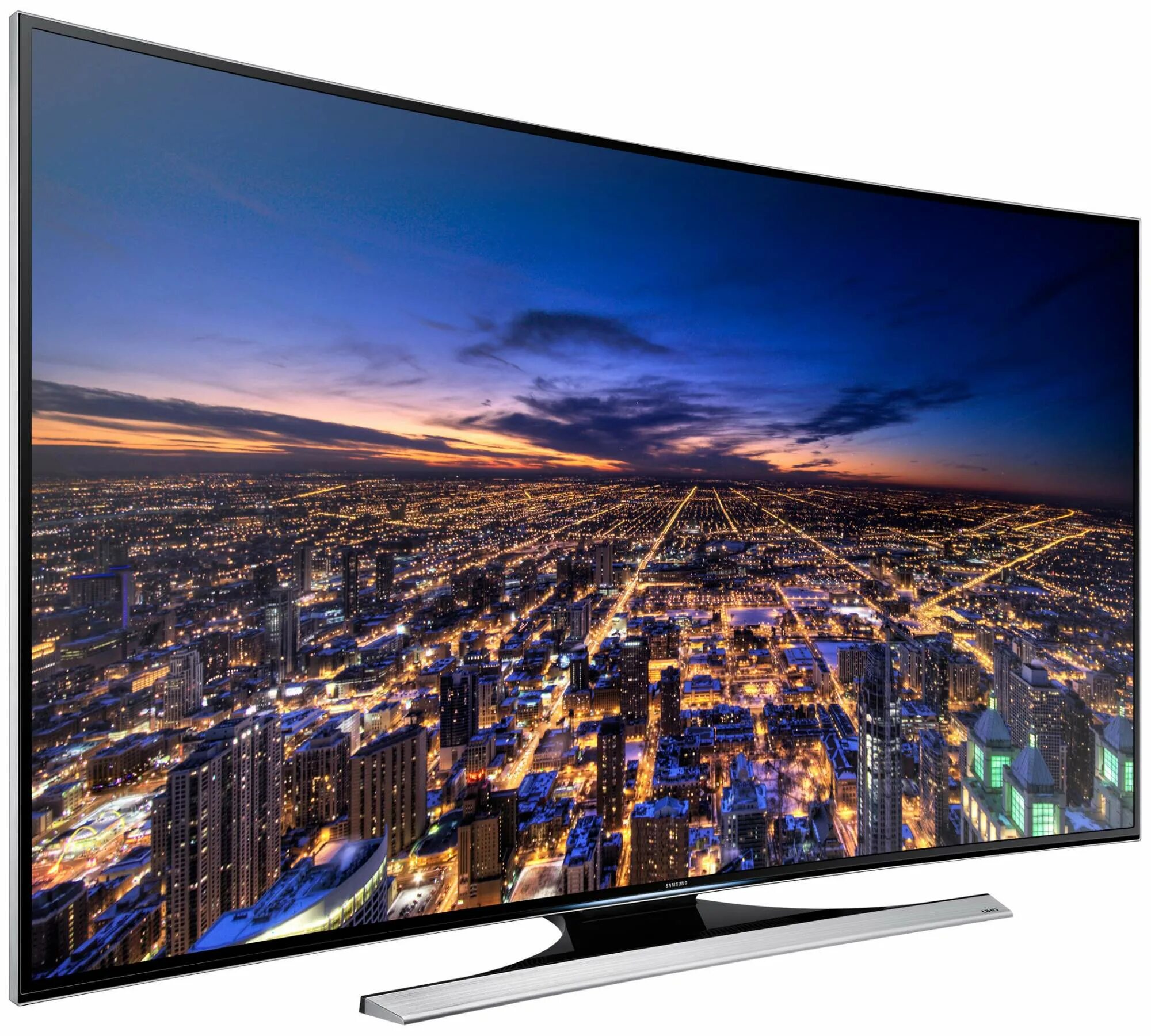 Покажи фото телевизора Телевизор Samsung Series 8 UE55HU8700T, 55"(140 см), UHD 4K - характеристики на 