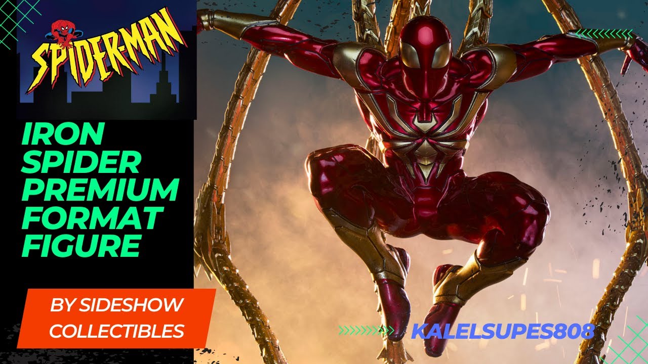 Покажи фото железный паук BRAND NEW* IRON SPIDER Premium Format Figure by SIDESHOW COLLECTIBLES (Preview) 