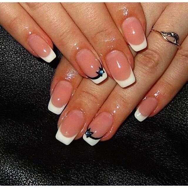 Покажи фотографии маникюра френч Pin by Светлана Прохоренко on Nail designs Beauty nails design, Nail designs, Na