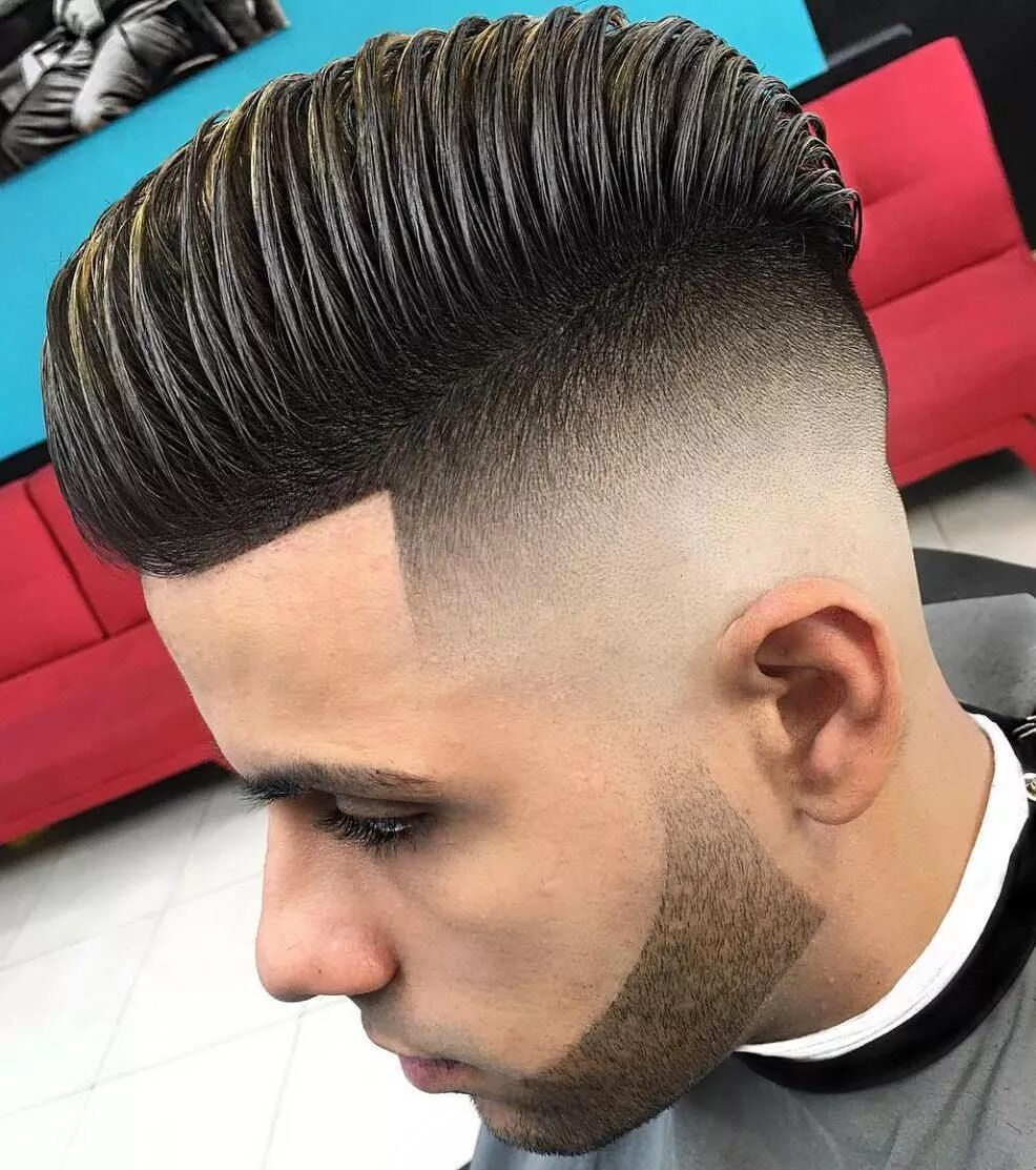 Покажи как сделать крутые прически 30 Ultra-Cool High Fade Haircuts for Men Comb over fade haircut, High fade hairc