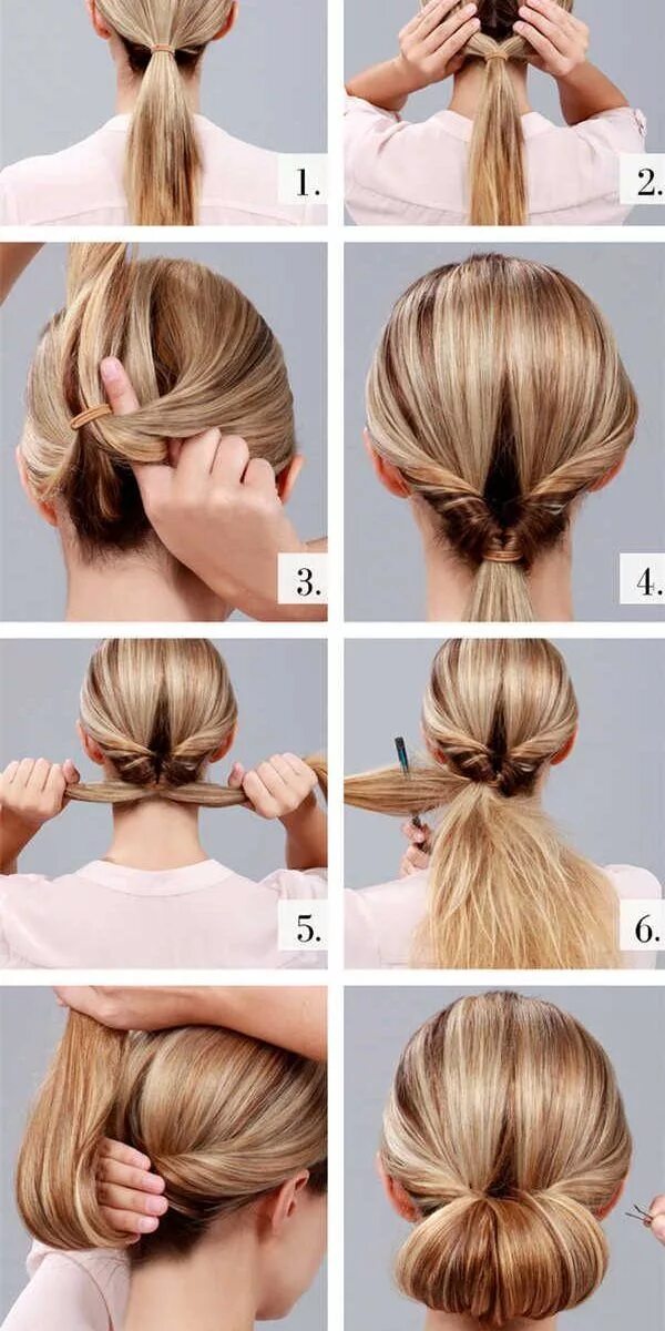 Покажи как сделать легкие красивые прически click for more Diy hairstyles, Simply hairstyles, Guest hair