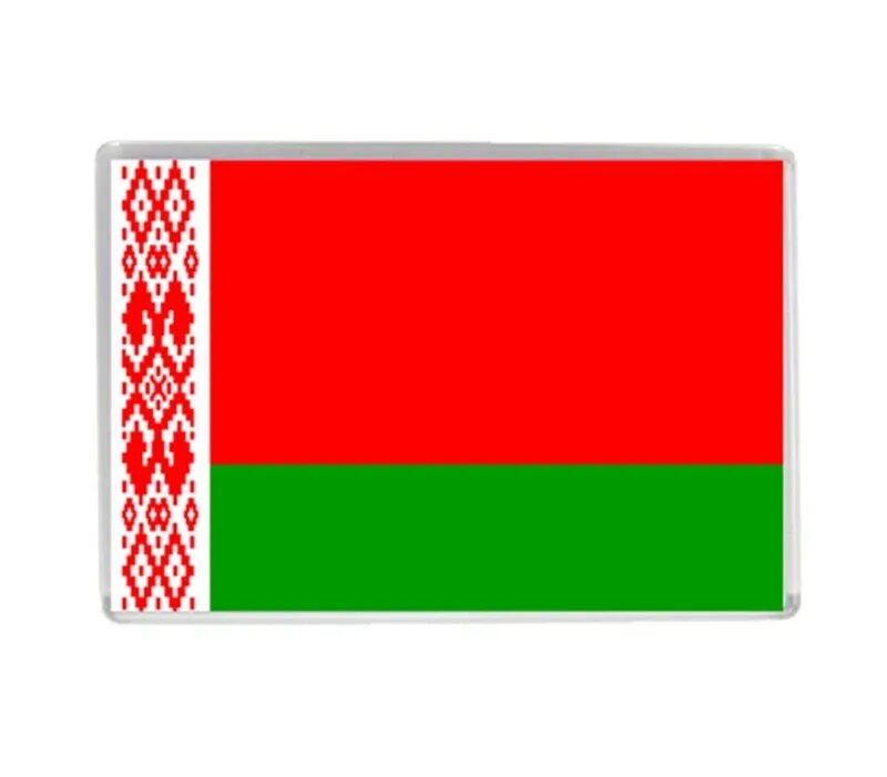 Покажи как выглядит флаг белоруссии Belarus Flag Quality Acrylic Fridge Magnets Exquisite World Tourism Souvenirs Re