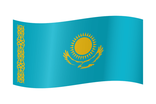 Покажи как выглядит флаг казахстана Kazakhstan flag icon - Country flags