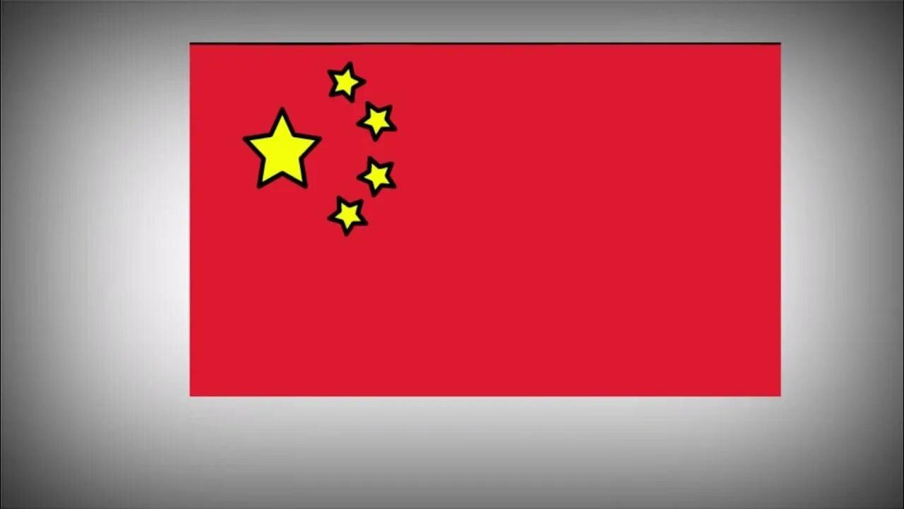 Покажи как выглядит флаг китая How to draw the Flag of China - YouTube