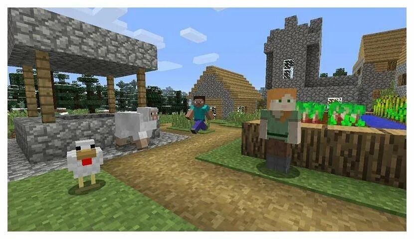 Покажи как выглядит настоящий майнкрафт Игра Mojang Minecraft для Nintendo Switch - купить в Kupipristavku, цена на Мега