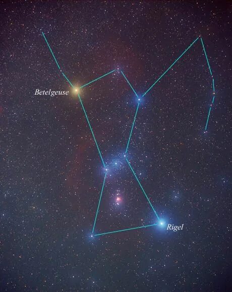 Покажи как выглядит созвездие ориона betelgeuse - Buscar con Google Orion, Orion constellation, Stars