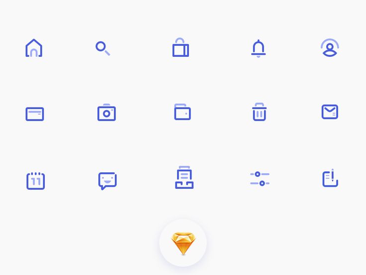 Покажи как выглядит значок Tab Bar Icon Set This free outline icons pack was designed and shared by Murat G