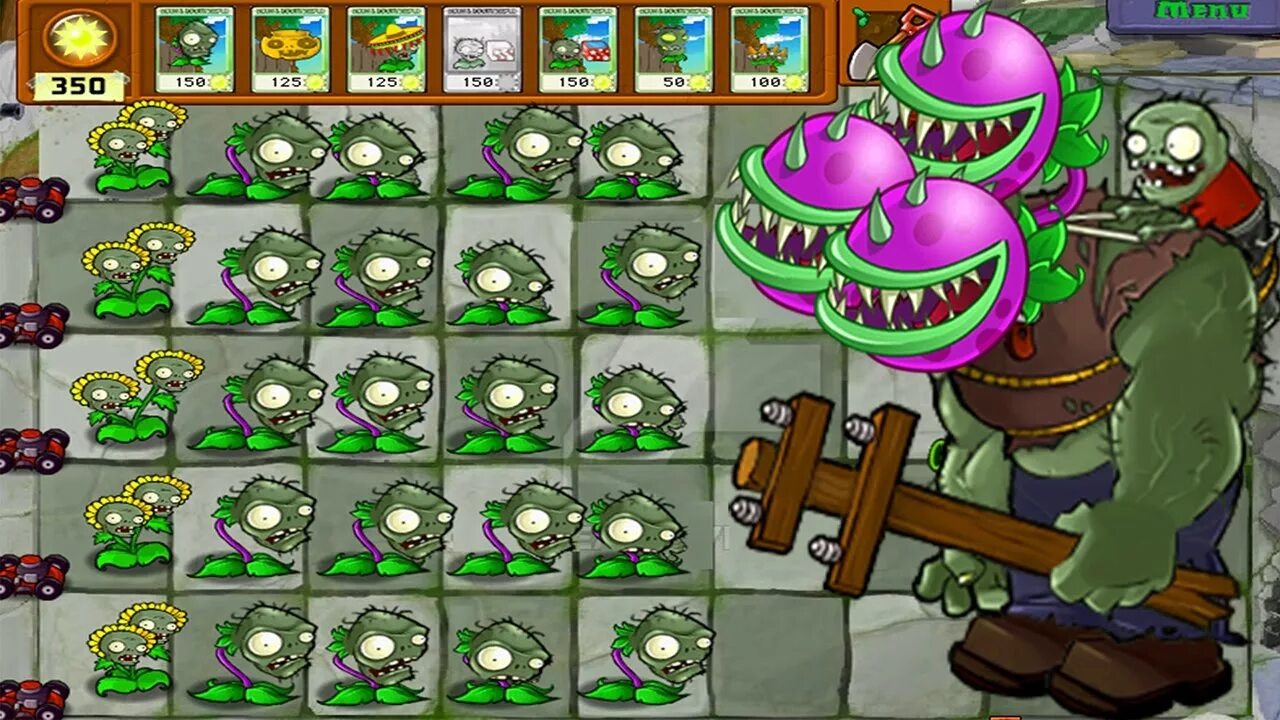 Покажи как выглядит зомби против растений Plants vs zombies прямая ссылка: найдено 85 изображений