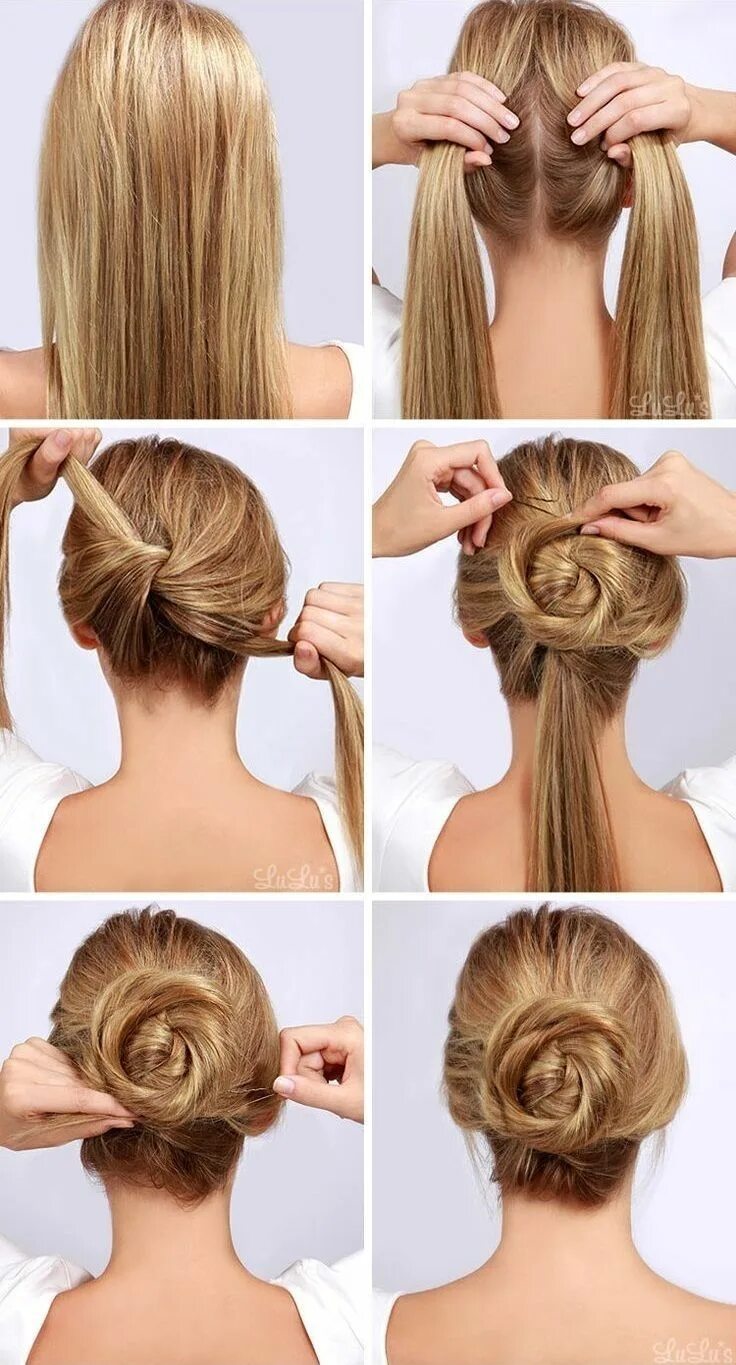 Покажи какие нибудь красивые прически How to make a hairstyle to yourself at home: step-by-step photos #hairstyle #pho