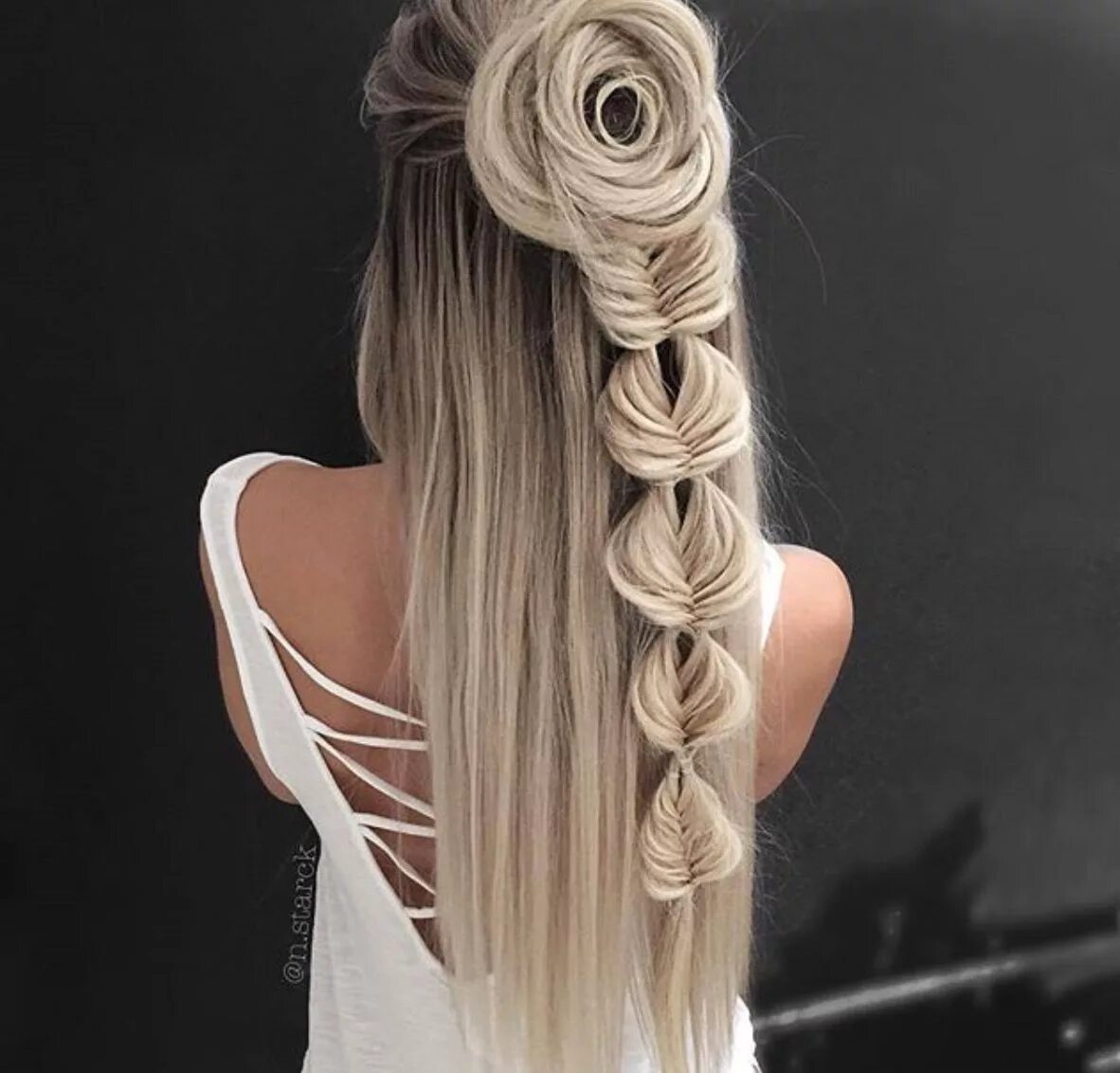 Покажи какие нибудь красивые прически ✧ pinterest: positividy ✧ Unique wedding hairstyles, Long hair styles, Cool hair