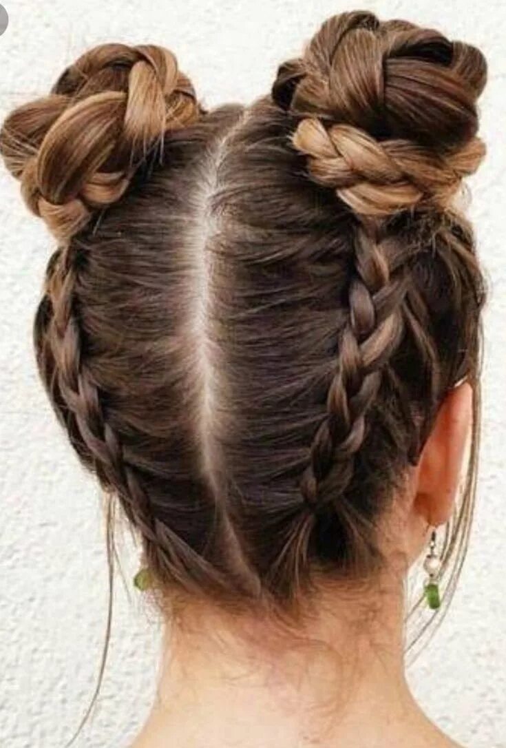 Покажи какую прическу можно заплести Back to school hairstyle Идеи причесок, Модные прически, Прически