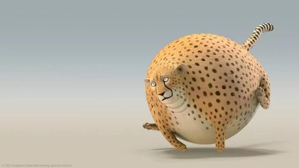 Покажи картинки в виде животных What if all animals were round?