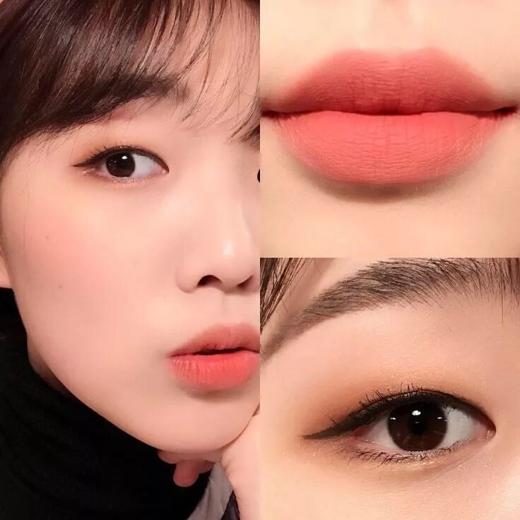 Покажи корейский макияж Korean Make Up Look Korean Eye Make-Up Natural Look Everyday Look I Aki Warinda 