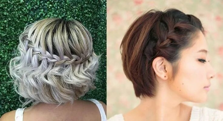 Покажи красивые прически на короткие волосы Trenzas para cabello corto - 10 ideas de peinados para copiar Trenzas para cabel