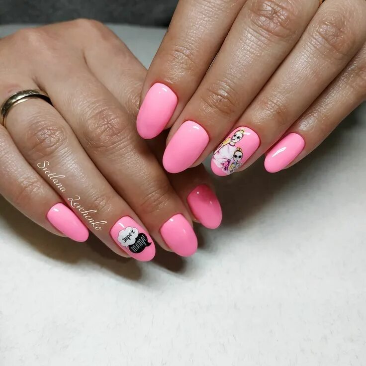 Покажи красивый розовый маникюр Pink nails Pink nails, Nails, Pink