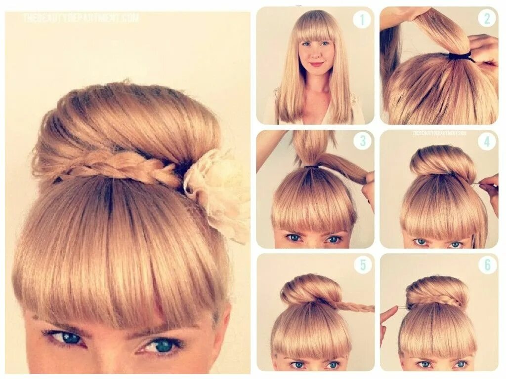 Покажи легкие красивые прически Высокая прическа Hairdo for long hair, Long hair styles, Diy hairstyles