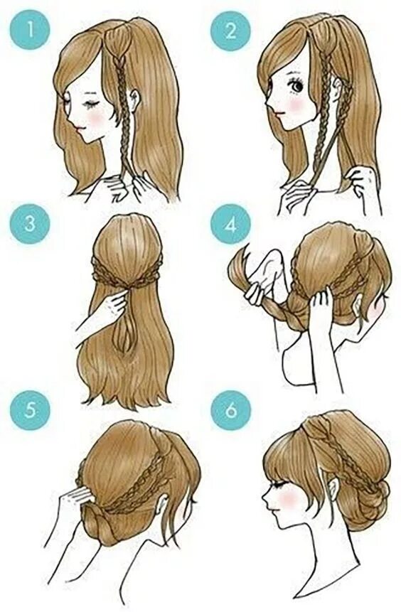 Покажи легкие прически картинки 65 Women's Easy Hairstyles Step By Step DIY - The Finest Feed Hair designs, Medi