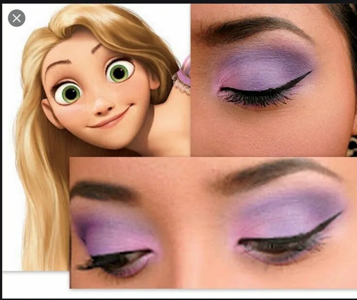 Покажи легкий макияж для детей Rapunzel makeup Rapunzel makeup, Princess makeup, Disney princess makeup