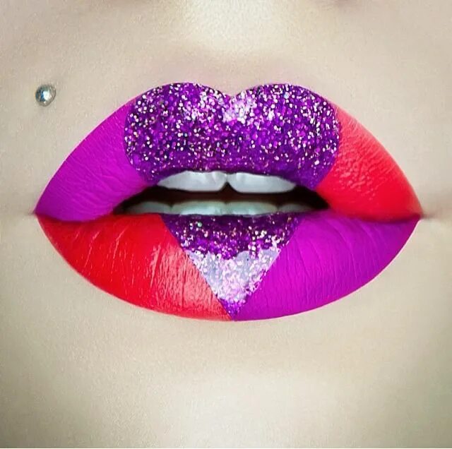 Покажи макияж губ Lip art. Diseños de labios, Maquillaje de labios, Pintura de labios