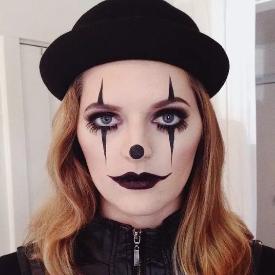 Покажи макияж на хэллоуин детский легкий Our favorite (doable) Halloween makeup how-tos from YouTube #halloweenmakeupidea