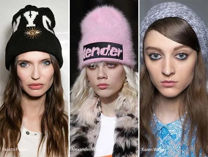 Покажи модные шапки Fall/ Winter 2016-2017 Headwear Trends Fashion, Alexander wang, Fashion show