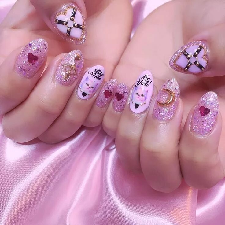 Покажи очень красивый маникюр 35 Unique and Stylish 3d Nail Design to Upgrade Your Style Розовые ногти, Модные