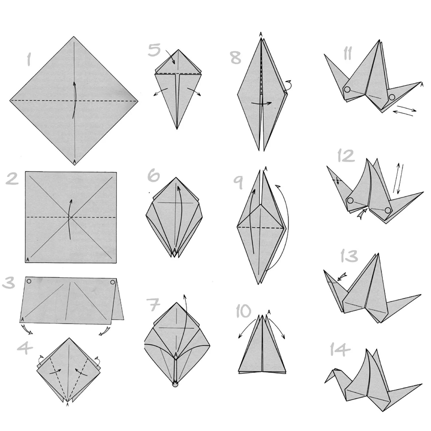 Покажи оригами фото инструкция origami crane step by step instructions Origami paper crane, Origami swan instru