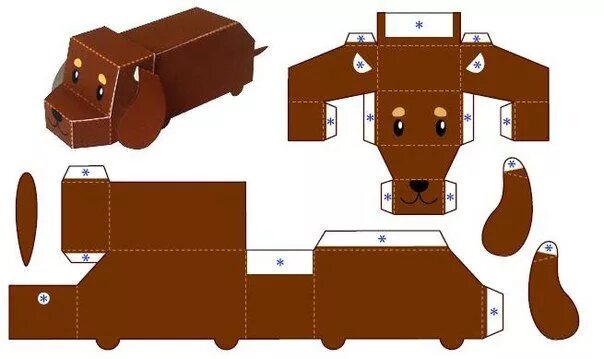 Покажи поделки самоделки из бумаги Поделки из бумаги, оригами - мастер-классы Собаки, Звезды узоры, Поделки