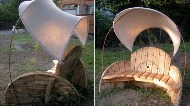 Покажи поделки самоделки как сделать Pin by Tonya Focht Lane on Bench made from a cable spool Wooden cable reel, Wood