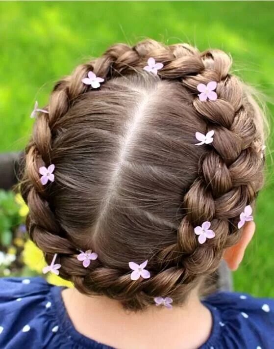 Покажи прически для 6 лет Kids hairstyles, Cute hairstyles, Hair styles