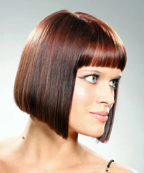 Покажи прически каре фотографии Solid bob #3 Bob hairstyles, Brunette bob haircut, Medium bob hairstyles