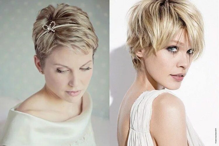 Покажи прически на короткие волосы Wedding hairstyle for short hair On the day of the wedding, each girl wants to l