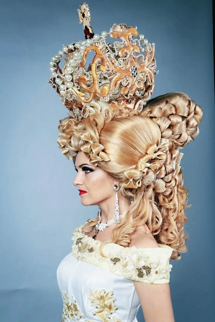 Покажи самые красивые прически в мире Pin by Janet Gibson Wraa on Victorian hair in 2023 Dramatic hair, Rococo hairsty