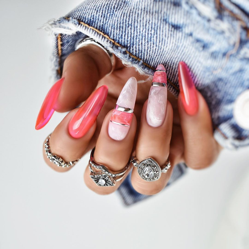 Покажи самый красивый маникюр 100 Pretty Valentine's Day Nail Designs Ideas You'll Absolutely Adore 2023 Boho 