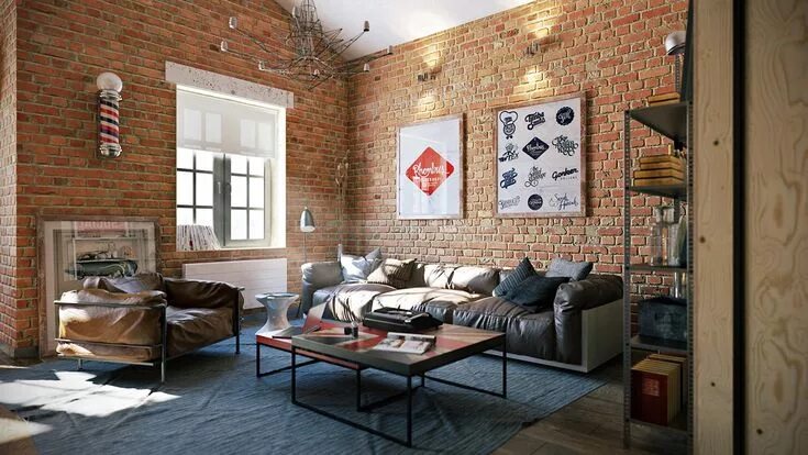 Покажи стиль лофт 3 Stylish Industrial Inspired Loft Interiors Innenarchitektur, Wohnzimmer design