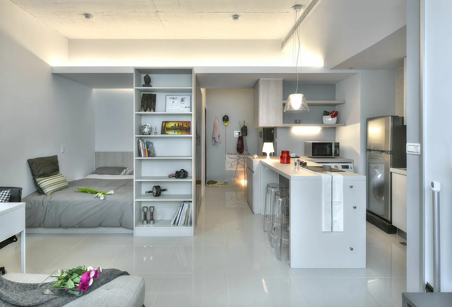 Покажи студию маленькая страна фото A 32m Square Flat Wohnung einrichten, Wohnung, 1 zimmer wohnung