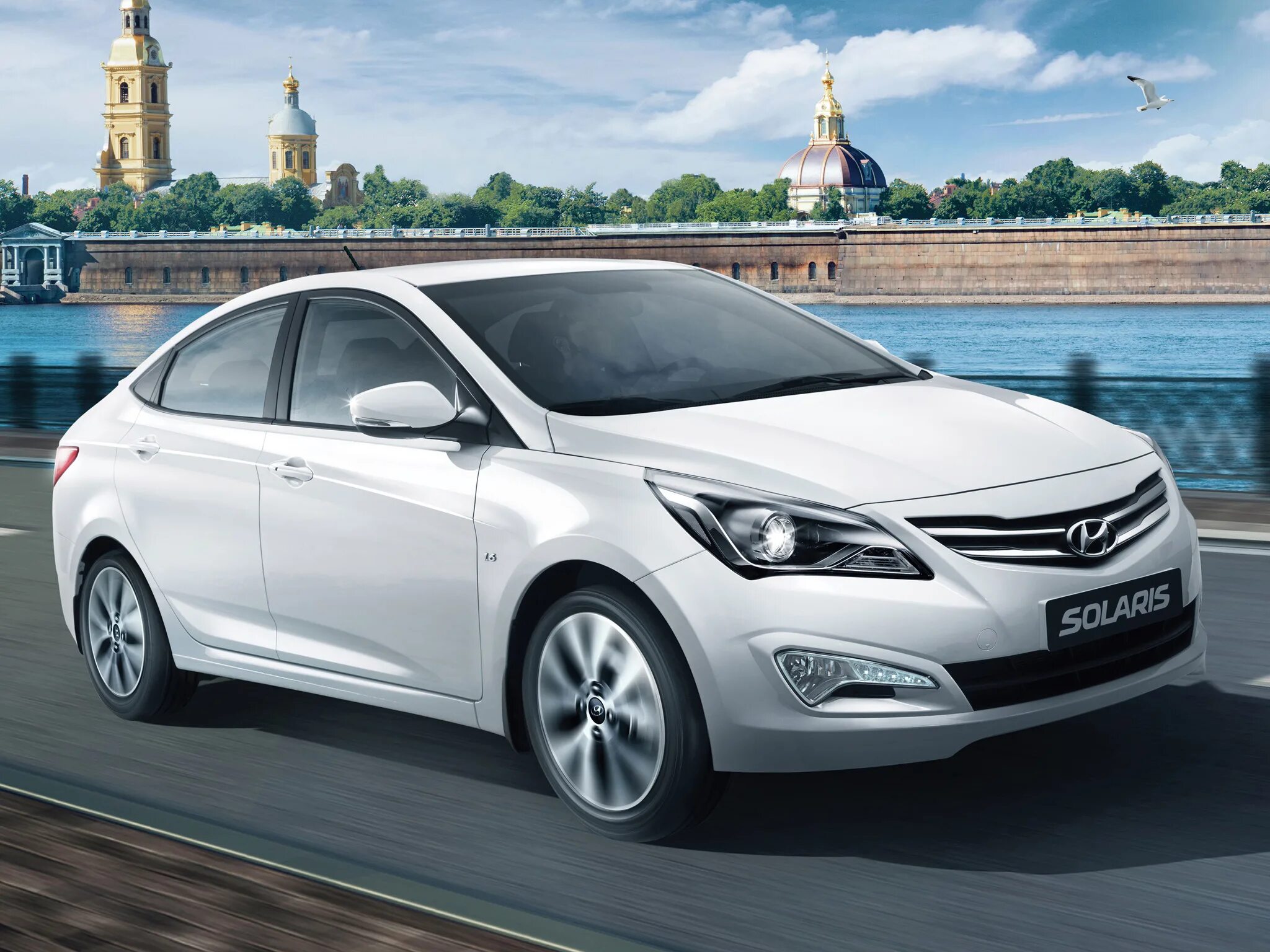 Покажите фото хендай солярис Шины и диски для Hyundai Solaris 2015 1.6i I (RBr) Facelift, размер колёс на Хуу