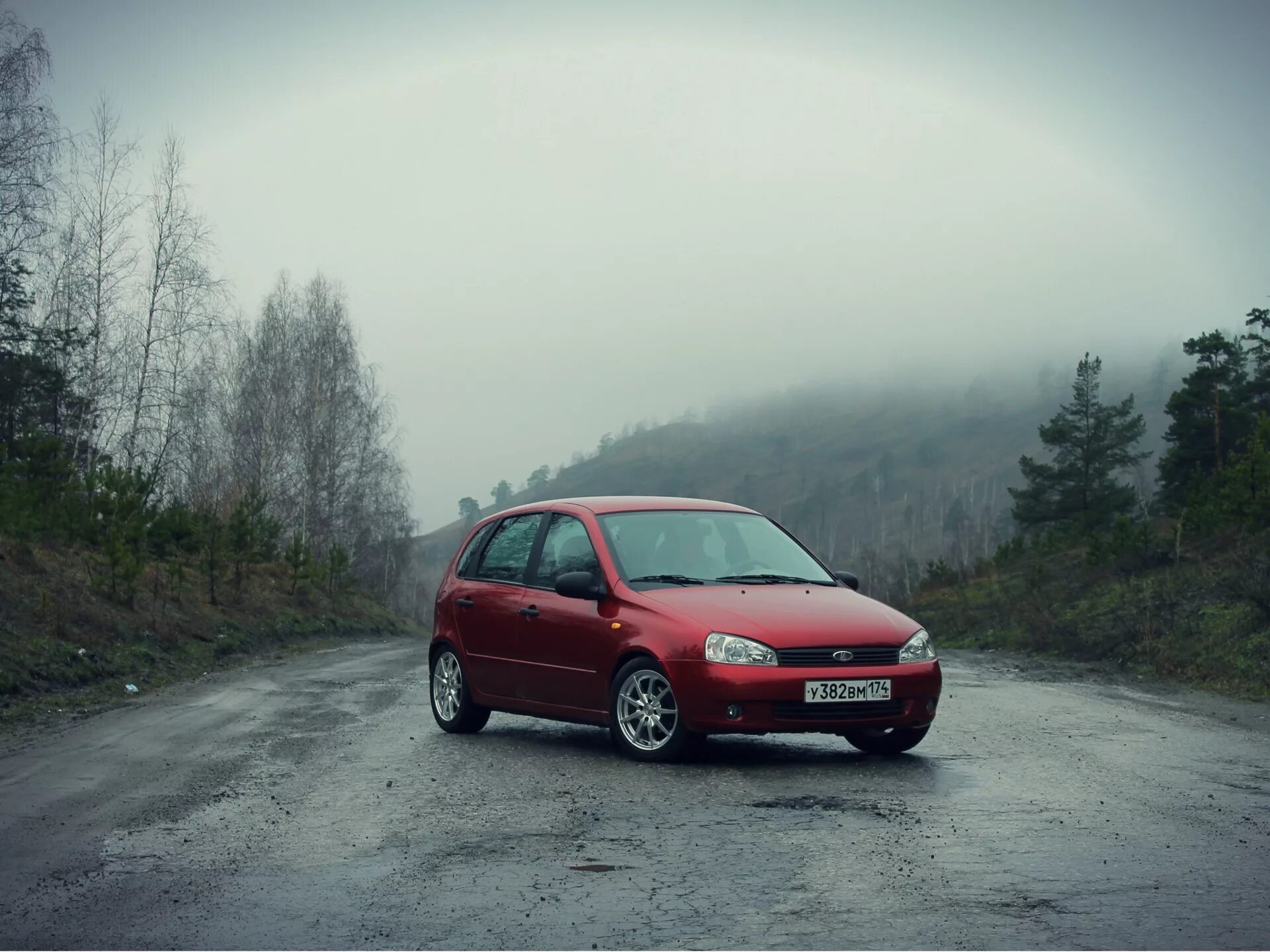 Покажите фото лады калины Фото в тумане - Lada Калина хэтчбек, 1,6 л, 2006 года фотография DRIVE2