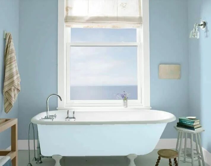 Покрашенная ванна фото 25 of the Best Blue Paint Color Options for Bathrooms Best blue paint colors, Bl