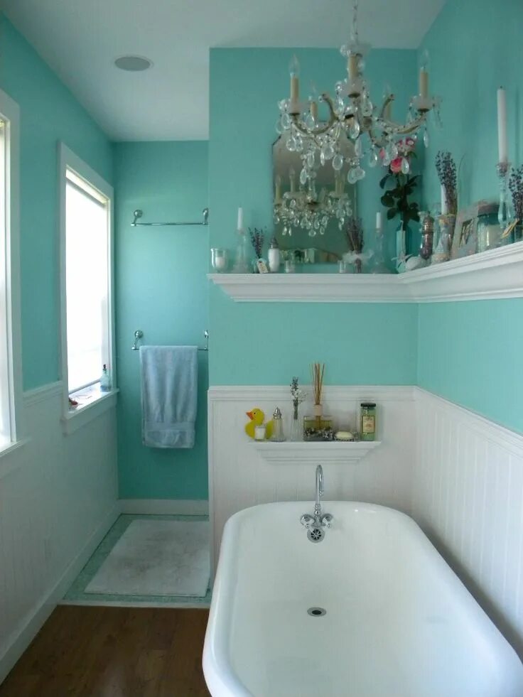 Покрашенная ванная фото wantneedxoxo To Da Loo turquoise bathroom - guatacrazynight.com Turquoise bathro