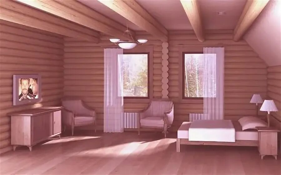 Покрасить дом внутри варианты interiéry 010.jpg :: Kvalitní sruby