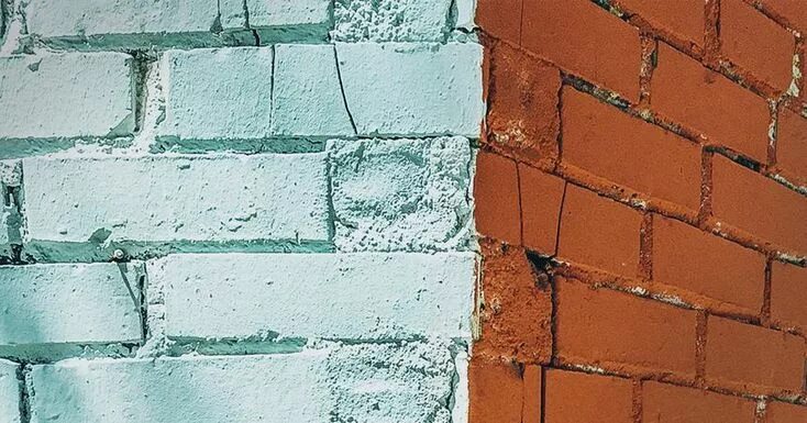 Покрасить кирпич фото 17 Things to Never, Ever, EVER Do to Your House Painted brick house, Painted bri