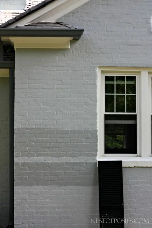 Покрасить кирпичный дом снаружи дизайн фото exterior gray paint colors Grey painted brick house, Exterior gray paint, Grey p