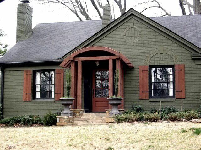 Покрасить кирпичный дом снаружи дизайн фото design snitch House paint exterior, Brick exterior house, Painted brick exterior