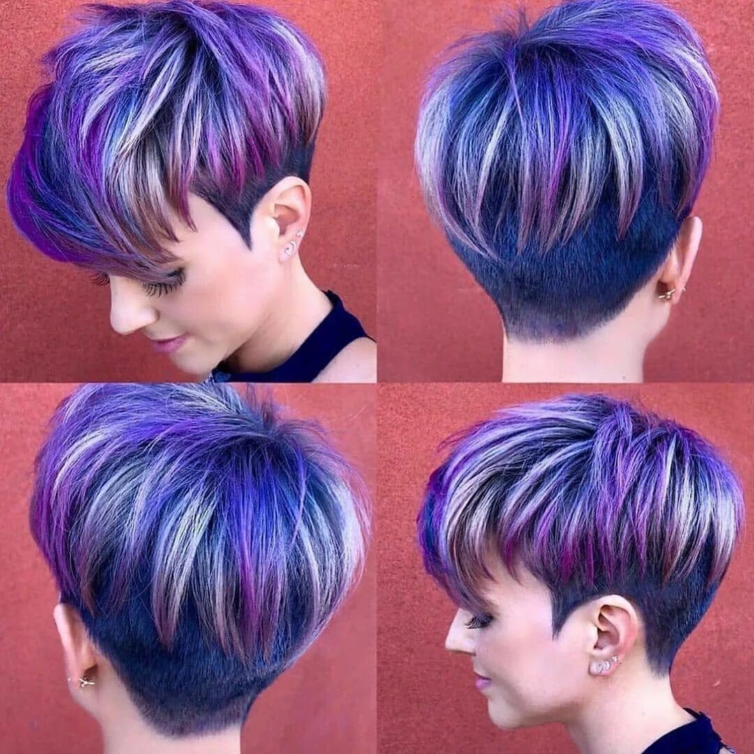 Покрасить короткие волосы фото Красивые прически, стрижки - Фото OK.RU Short hair trends, Pixie hair color, Sho