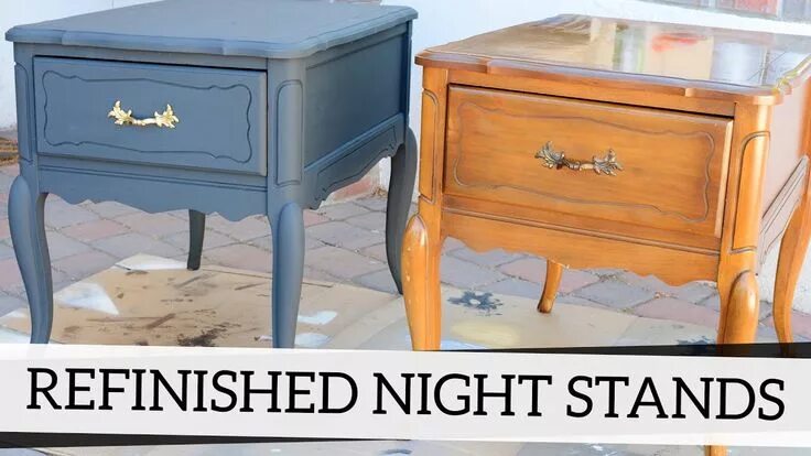 Покрасить мебель своими руками в домашних Refinished Nightstands with Annie Sloan Chalk Paint Diy chalk paint, Chalk paint