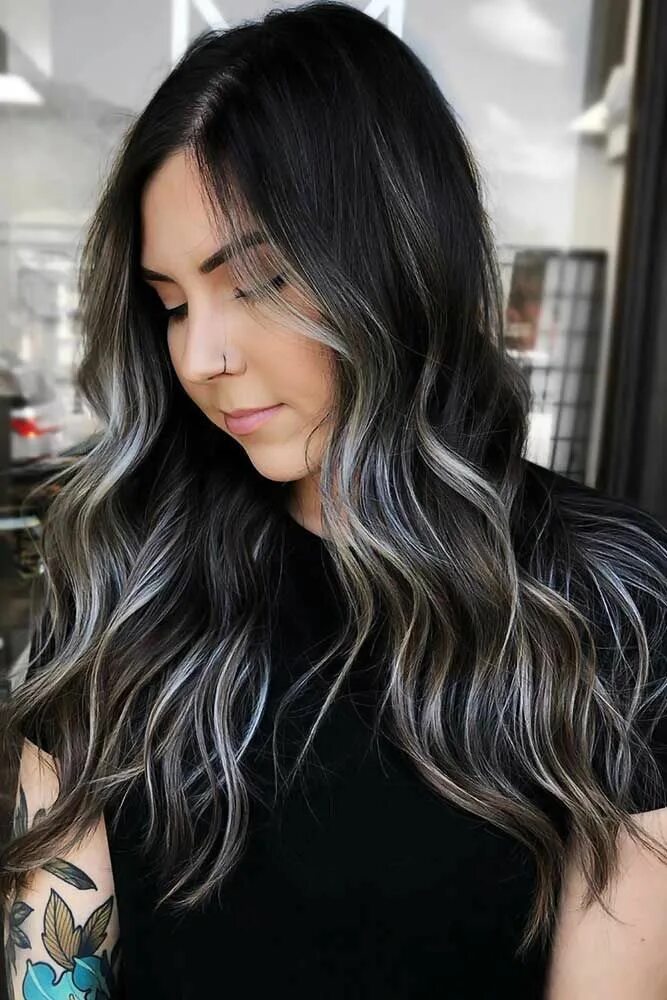 Покрасить темные волосы фото frisur19.ml Hair color for black hair, Brunette hair color, Long hair styles