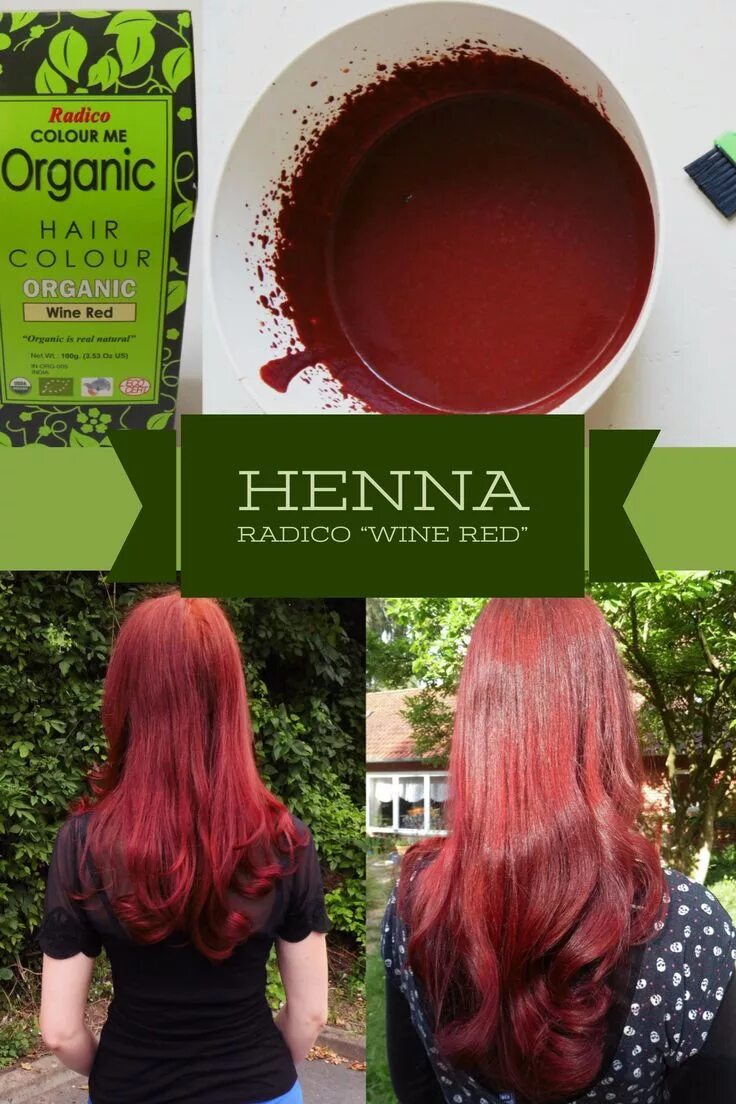 Покрасить волосы хна гвоздика красное вино фото weinrot mit Henna: Haare natürlich färben mit dem Wine Red von Radico Henna haar